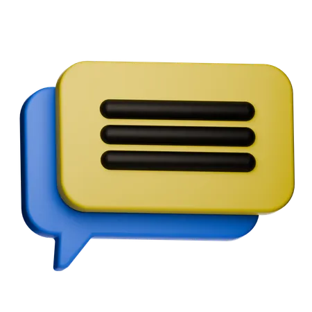 Message  3D Icon