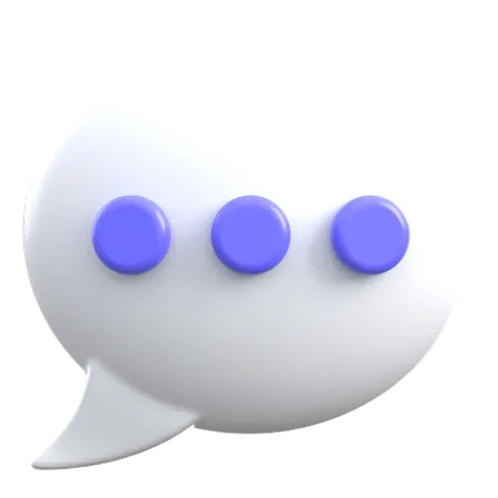 メッセージ  3D Icon