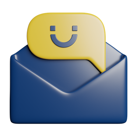 Message  3D Icon