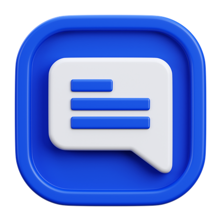 Message  3D Icon