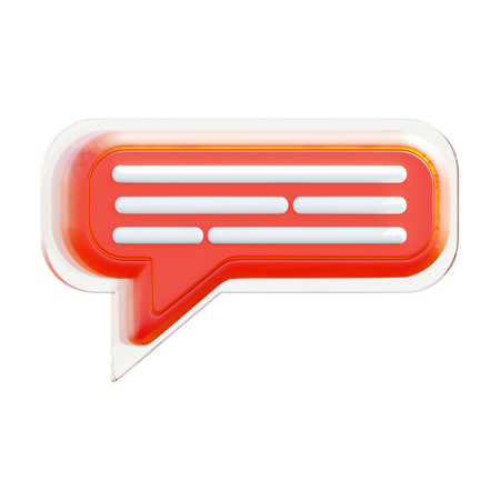 Message  3D Icon