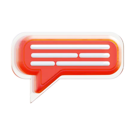 Message  3D Icon
