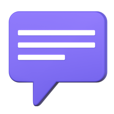 Message  3D Icon