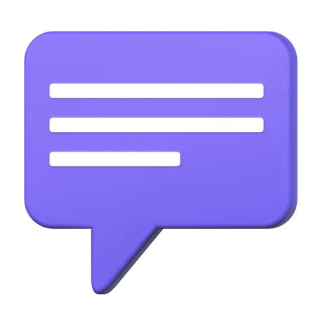 Message  3D Icon