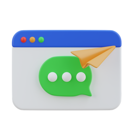 Message  3D Icon