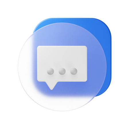 Message  3D Icon