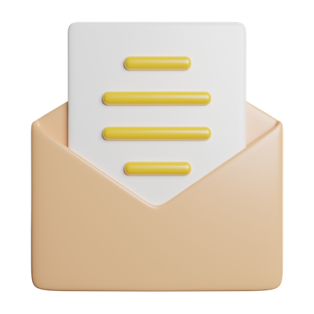 Message  3D Icon