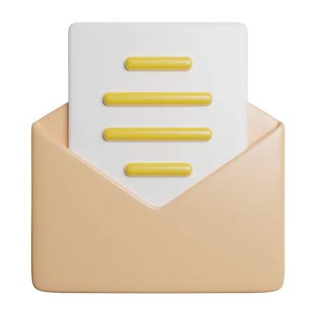 Message  3D Icon