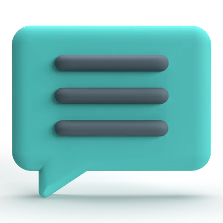 Message  3D Icon