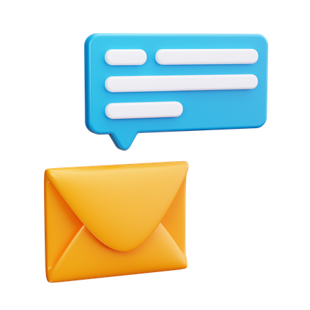 Message  3D Icon