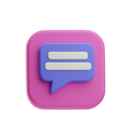 Message  3D Icon