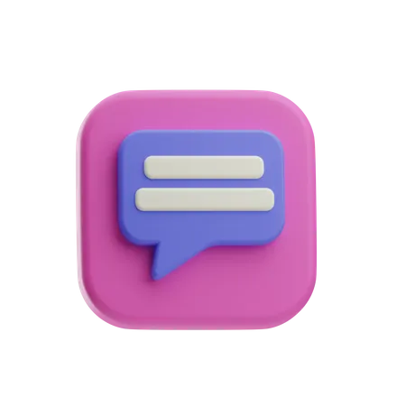 Message  3D Icon