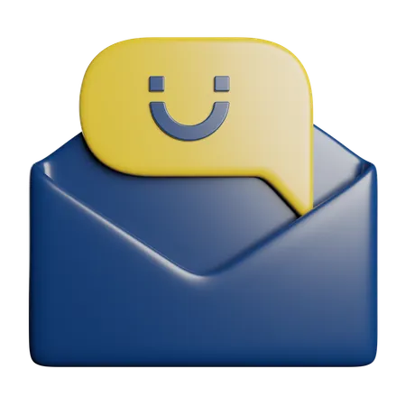 Message  3D Icon