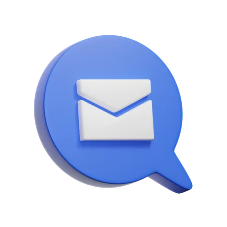 Message  3D Icon