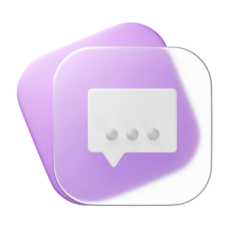 Message  3D Icon