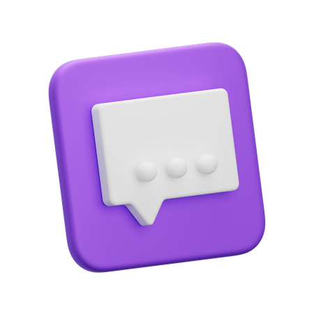 Message  3D Icon