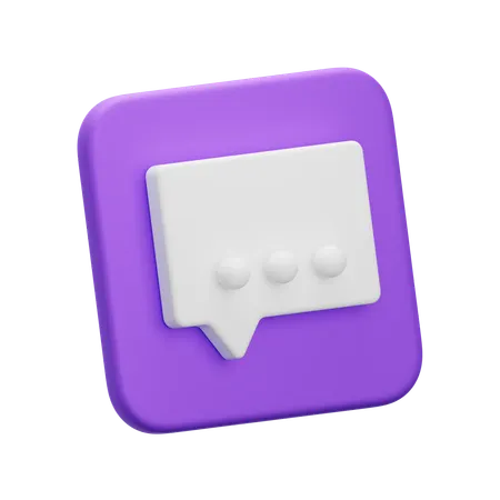 Message  3D Icon
