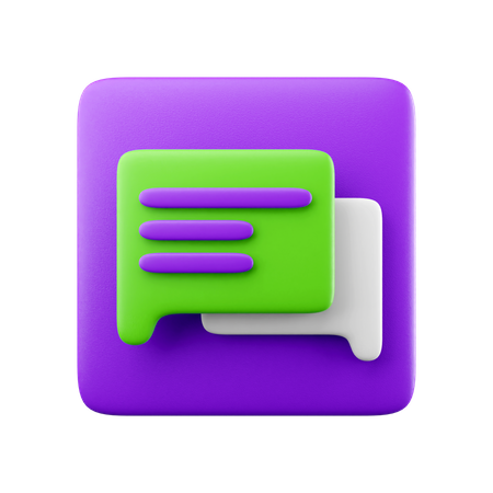 Message  3D Icon