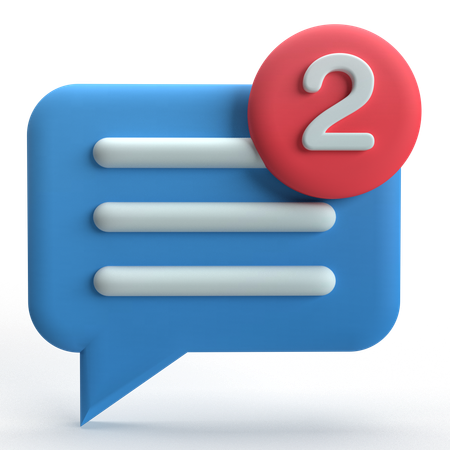 Message  3D Icon