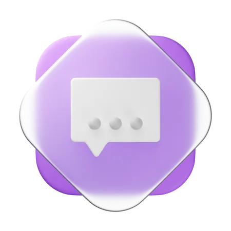 Message  3D Icon