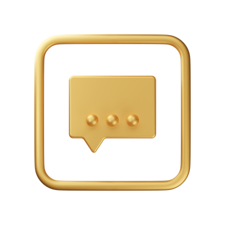 Message  3D Icon