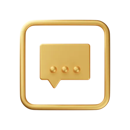 Message  3D Icon