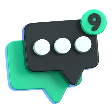 Message  3D Icon