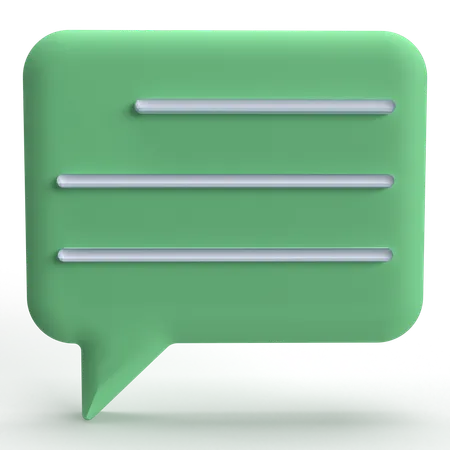 Message  3D Icon