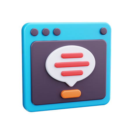 Message  3D Icon