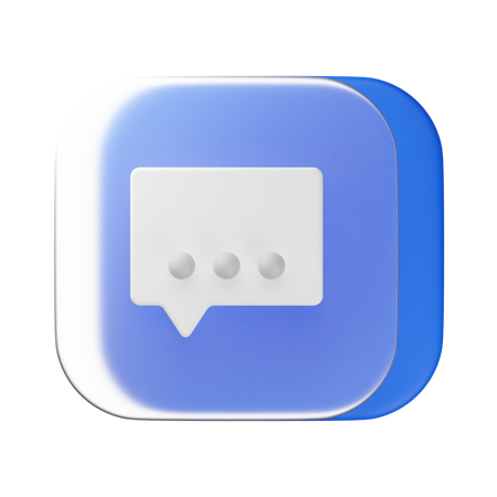 Message  3D Icon