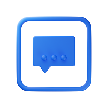 Message  3D Icon