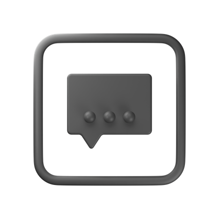 Message  3D Icon