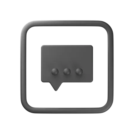 Message  3D Icon