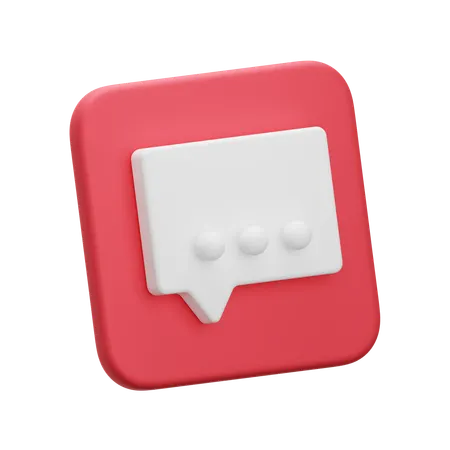 Message  3D Icon