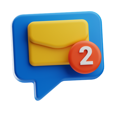 Message  3D Icon