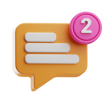 Message  3D Icon