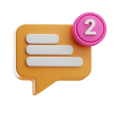 Message  3D Icon