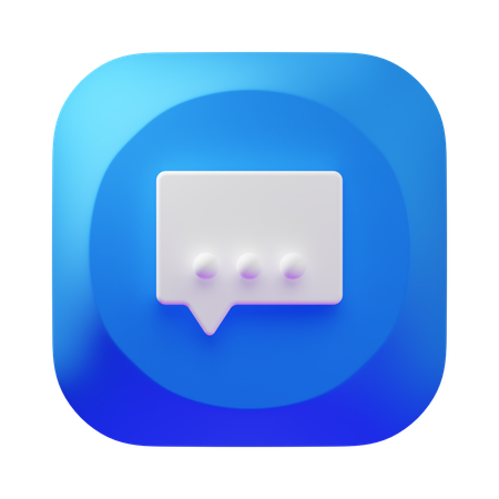 Message  3D Icon