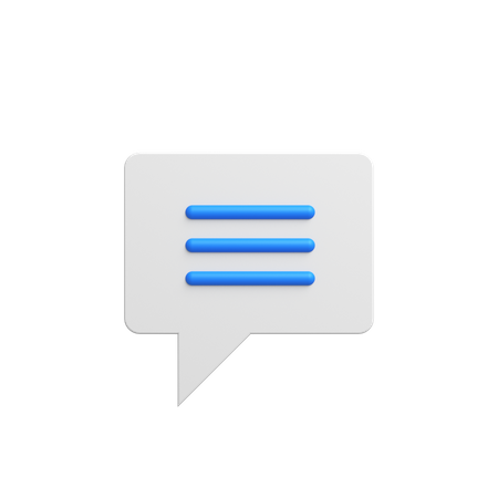 Message  3D Icon