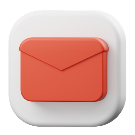 Message  3D Icon