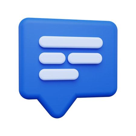 Message  3D Icon