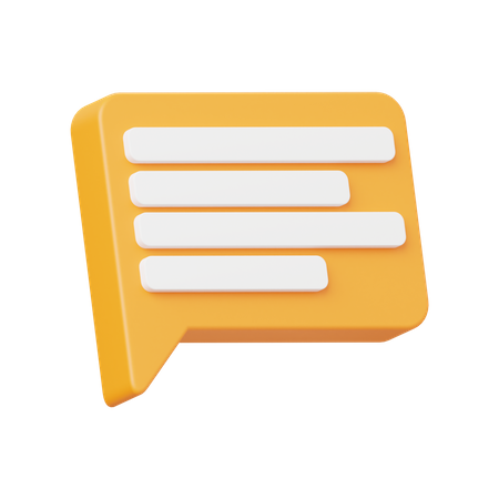 Message  3D Icon