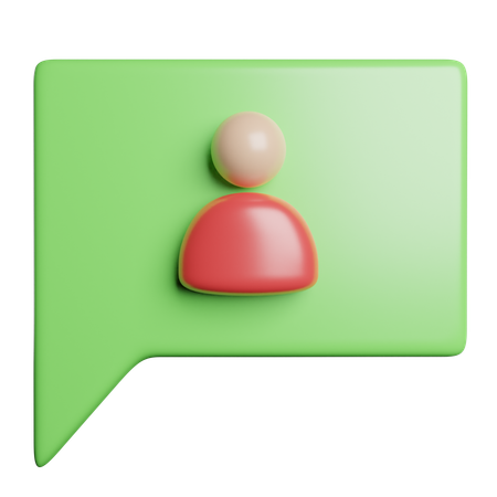 Message d'abonné  3D Icon