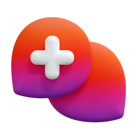 Message Add  3D Icon