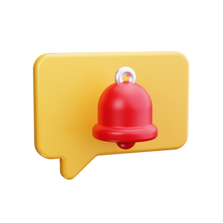 Message Alert  3D Icon