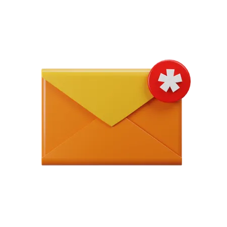 Message d'alerte  3D Icon