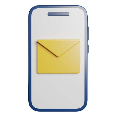 Application de messagerie  3D Icon