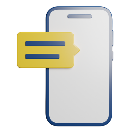 Message App  3D Icon