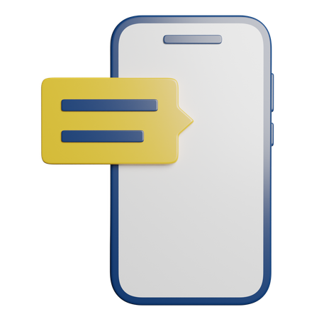 Message App  3D Icon