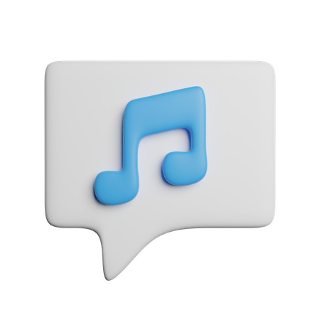 Message audio  3D Icon